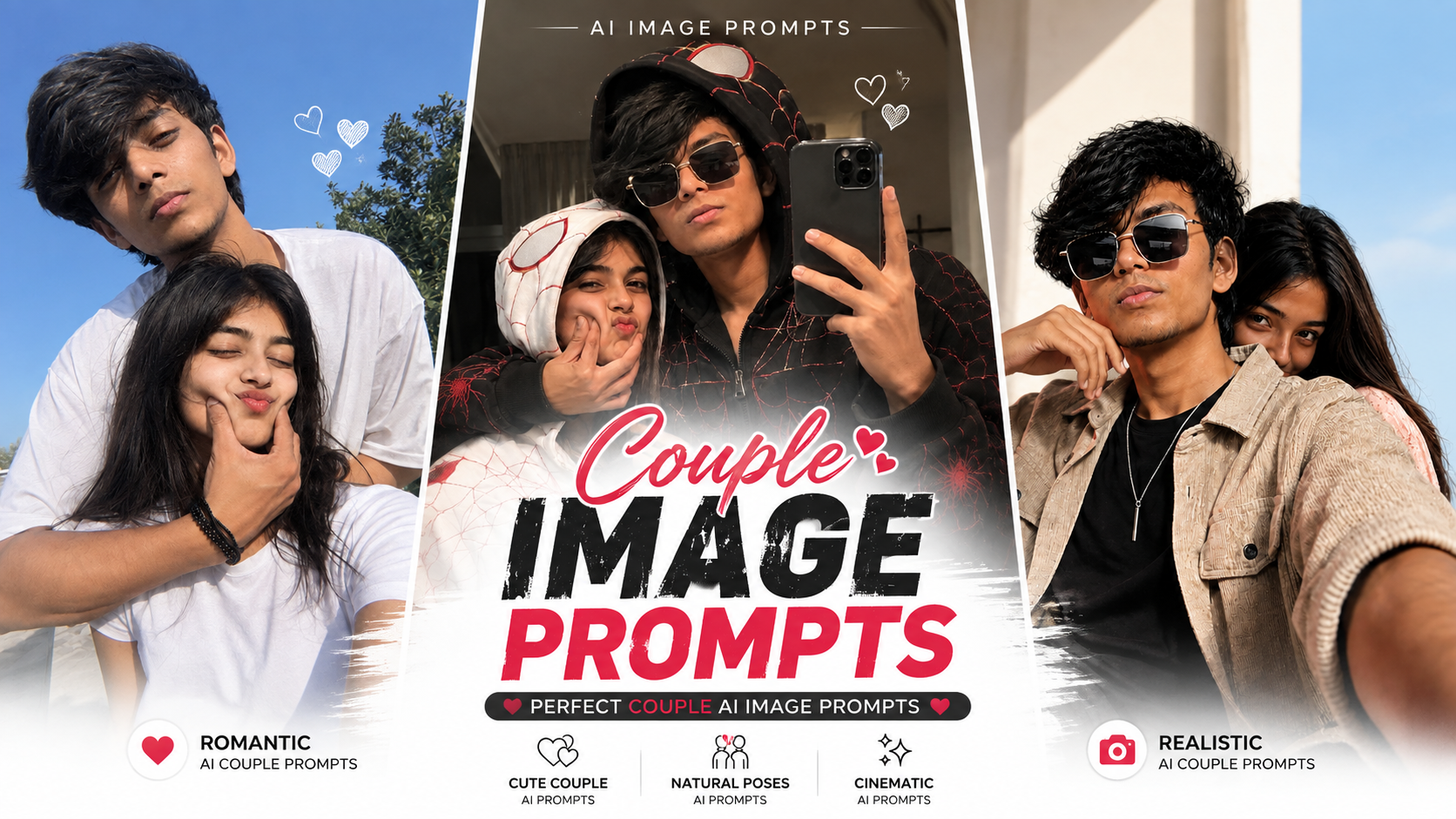 Cute Couple AI Image Prompts ❤️