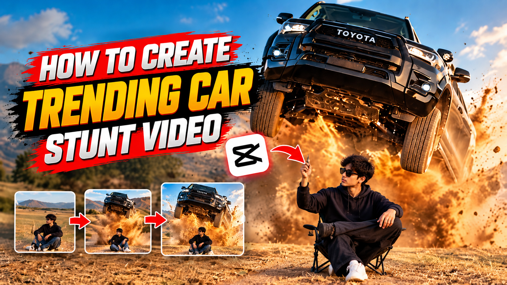How to Create Trending Car Stunt Video