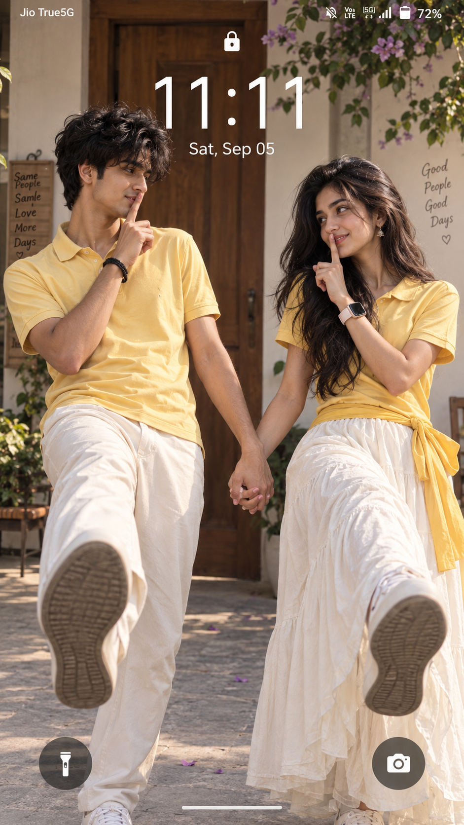 Romantic Couple Photo Edit prompt