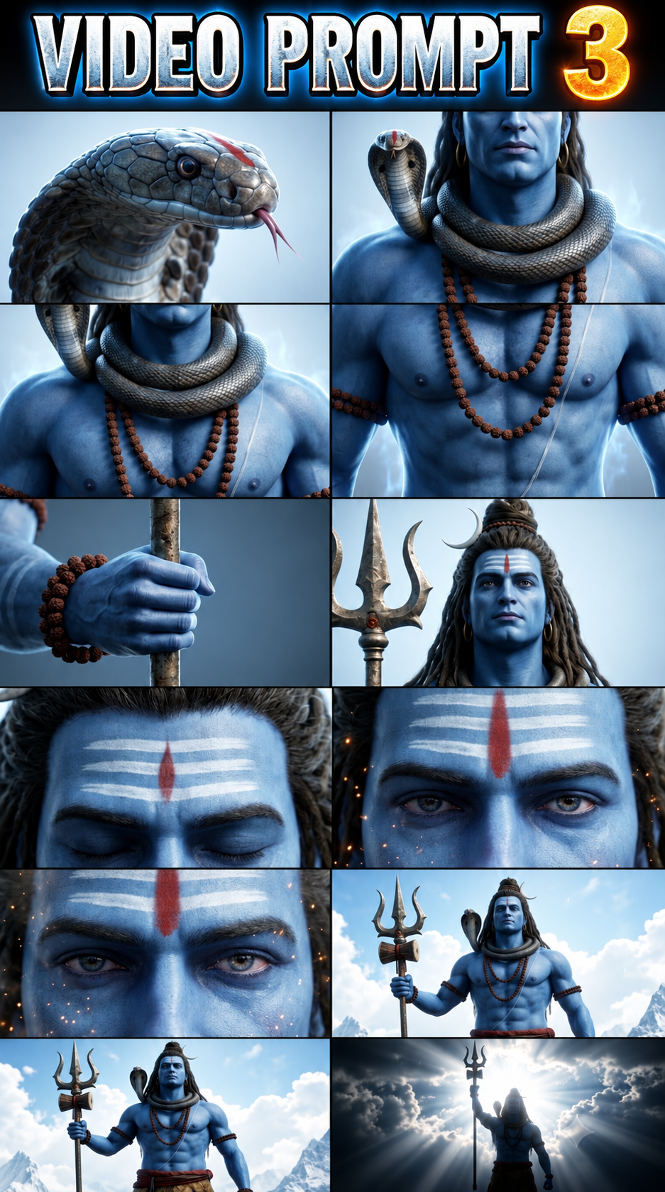 Divine Maa Parvati-Inspired AI Video Editing Prompt prompt