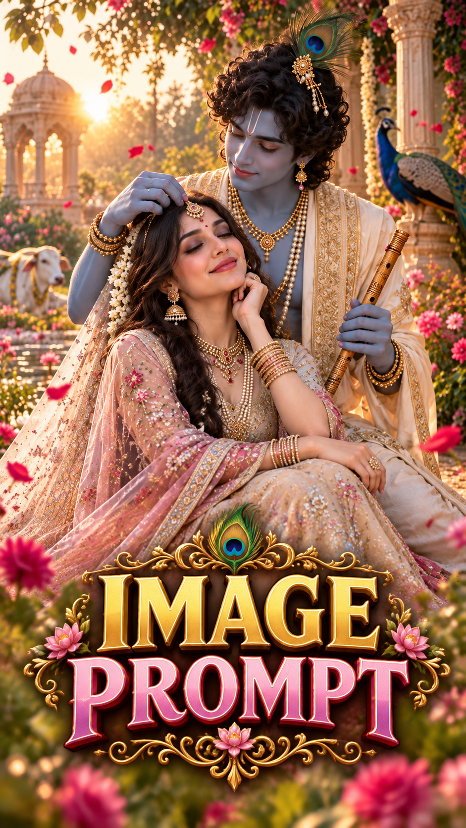 How to Make Trending Radha Krishna AI Video prompt