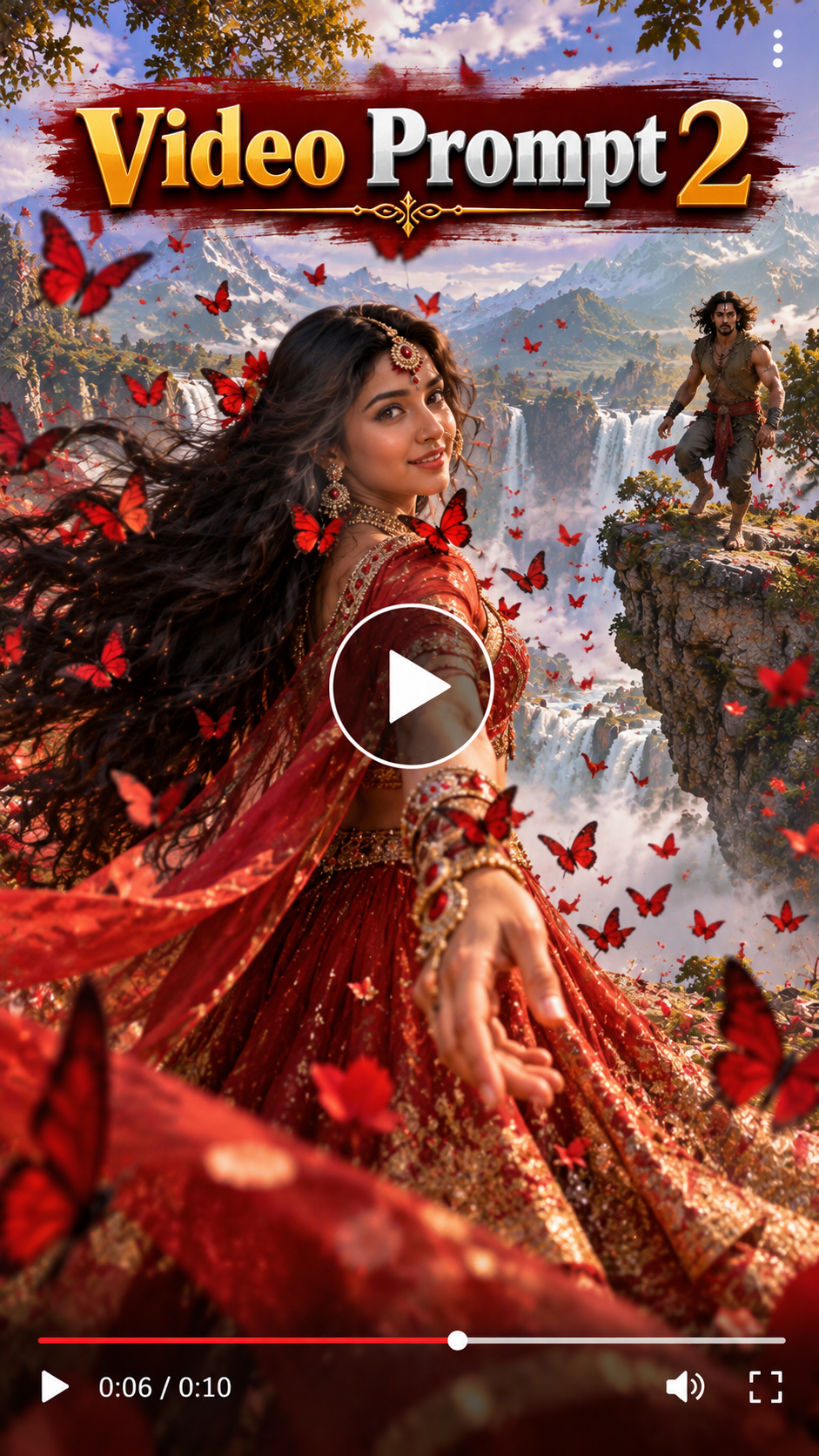 How to Make Trending Baahubali AI Video prompt