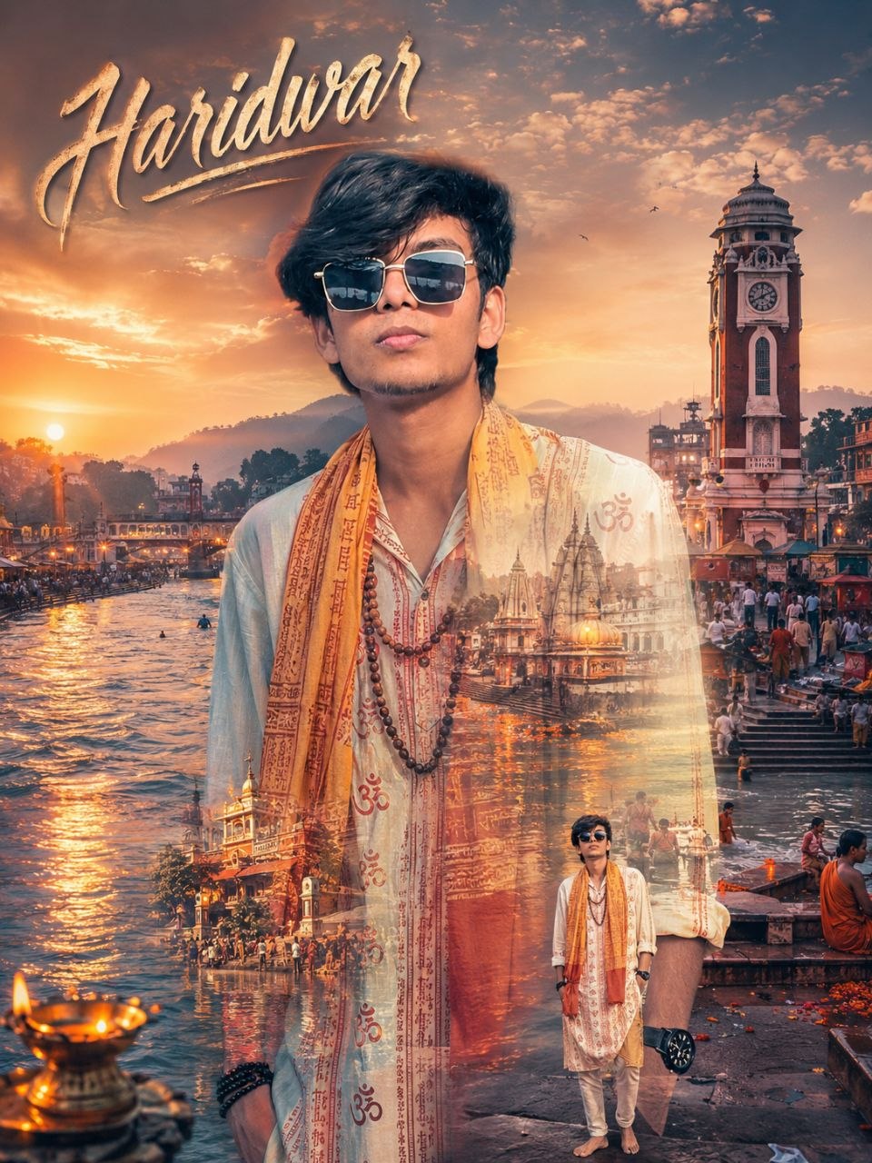 Haridwar Spiritual Portrait