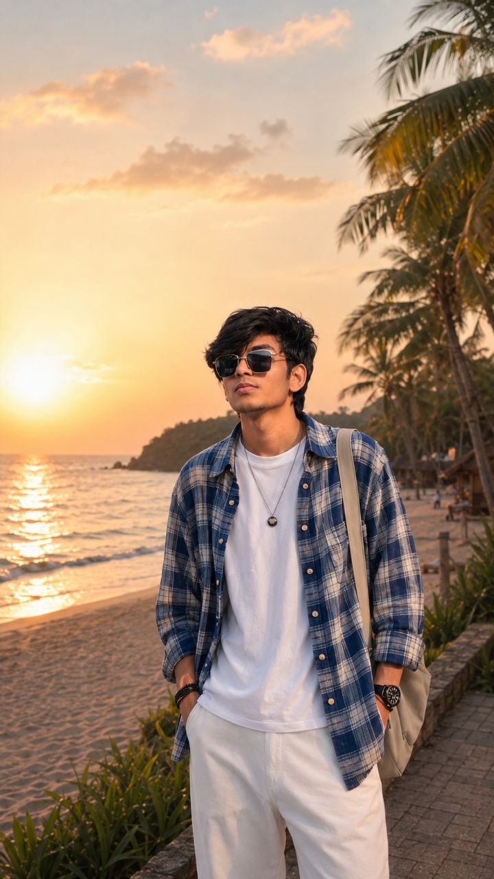 Beach Sunset Portrait