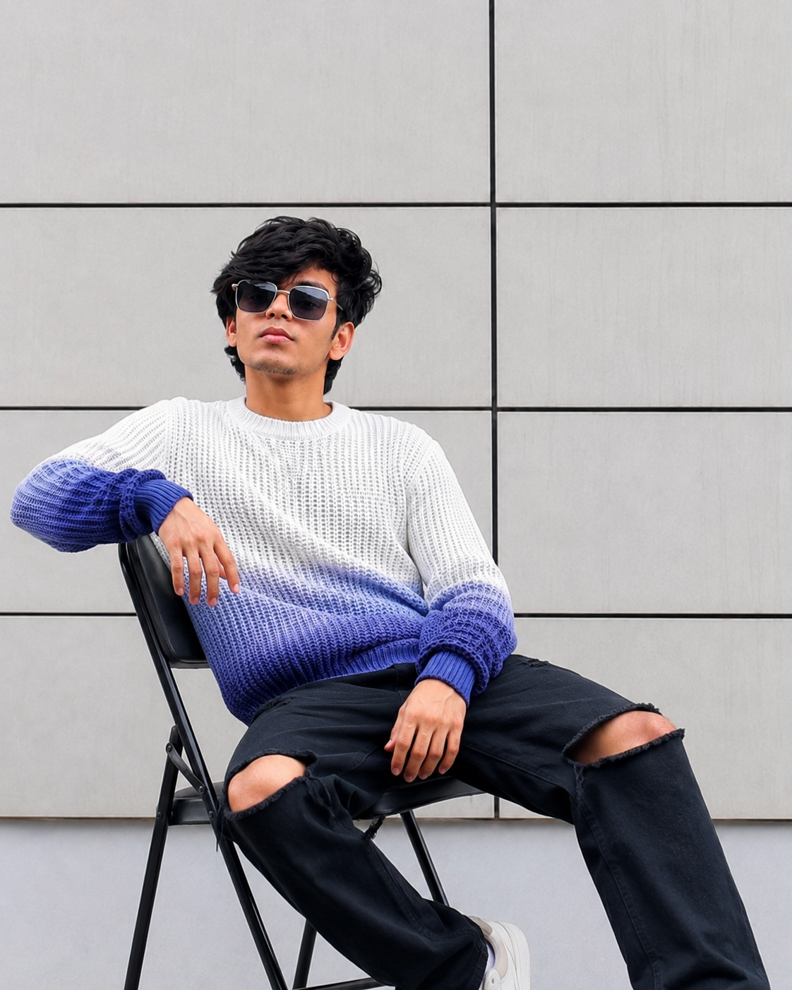 Casual Sweater Fashion Portrait