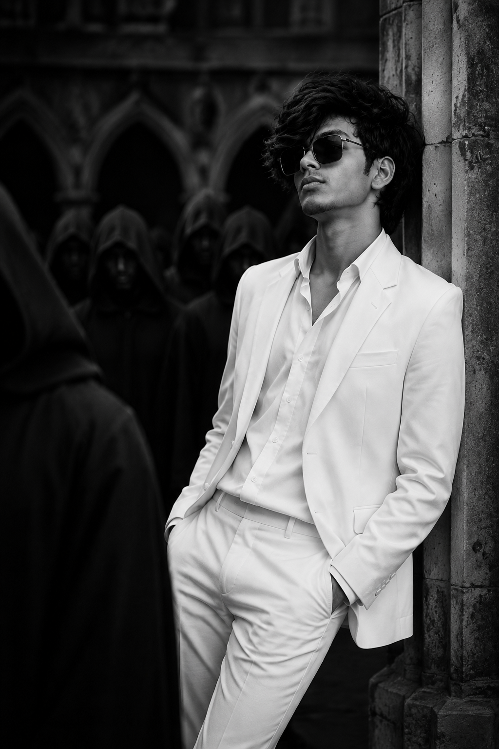 Dark King Vibes 🖤 | Mysterious Hooded Crowd |#3